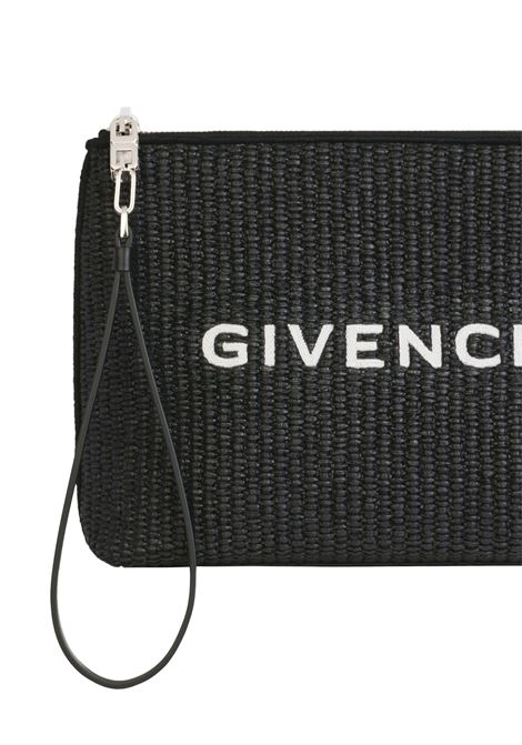 GIVENCHY Clutch In Black Raffia GIVENCHY | BB60KSB1TX001