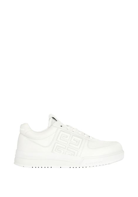 Sneakers G4 In Pelle Grigio Pietra GIVENCHY | BE0030E1L9100