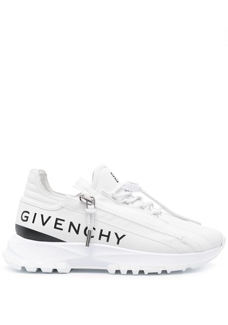 GIVENCHY Sneakers Da Running Spectre In Pelle Bianca Con Zip - GIVENCHY