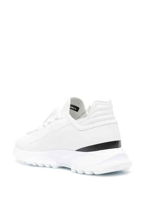 Sneakers Da Running Spectre In Pelle Bianca Con Zip GIVENCHY | BE003YE1WV116