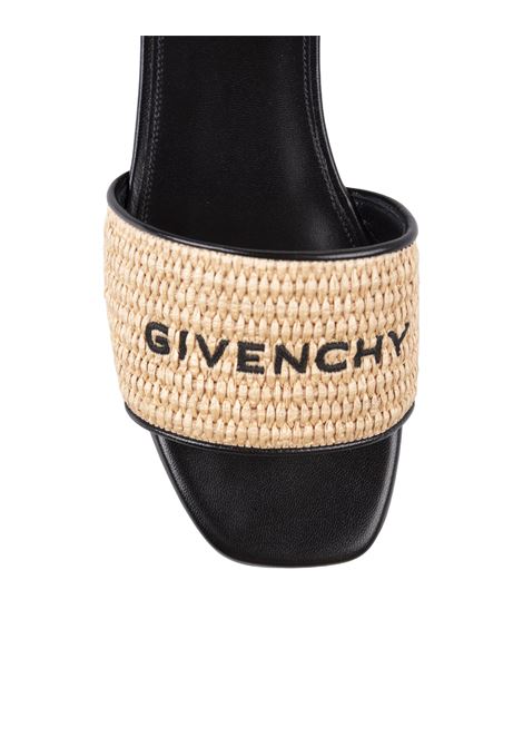 4G Flat Sandals In Natural Raffia GIVENCHY | BE3086E1T5255