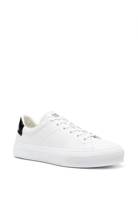 Sneakers City Sport In Pelle Bianca GIVENCHY | BH005VH1RY116