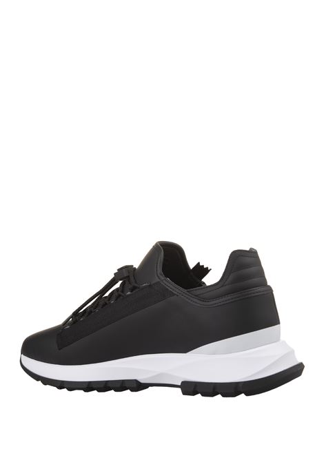 Sneakers Da Running Spectre In Pelle Nera Con Zip GIVENCHY | BH009BH1LL004