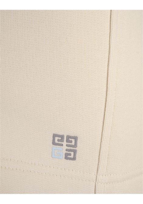 Ivory Bermuda Shorts With Two-Tone 4G Logo GIVENCHY | BM515J3YMX105