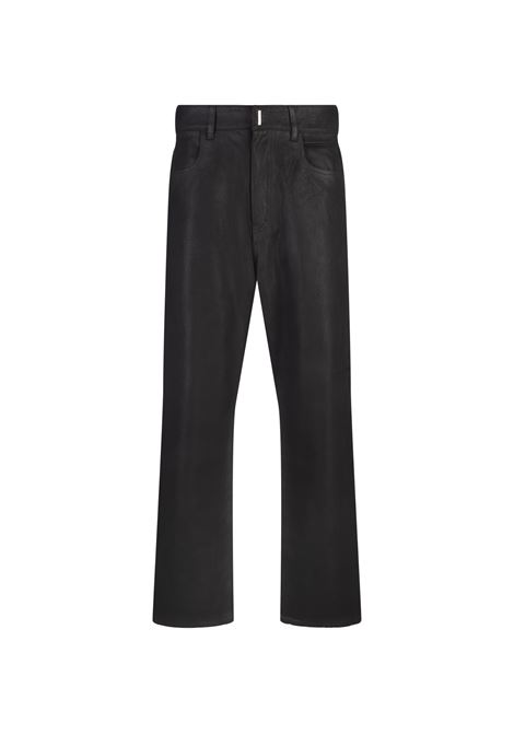 Pantaloni Dritti Neri Con Applicazione GIVENCHY | BM51E3513R001