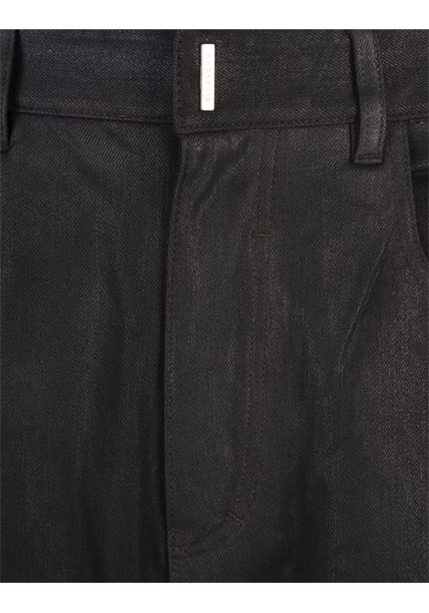 Pantaloni Dritti Neri Con Applicazione GIVENCHY | BM51E3513R001