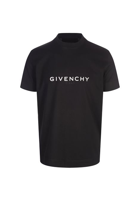 Black Slim Fit GIVENCHY Reverse T-Shirt GIVENCHY | BM71653Y6B001