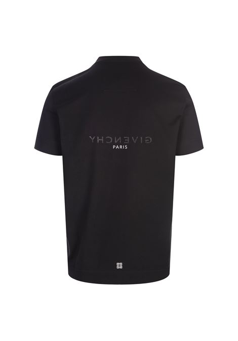 Black Slim Fit GIVENCHY Reverse T-Shirt GIVENCHY | BM71653Y6B001