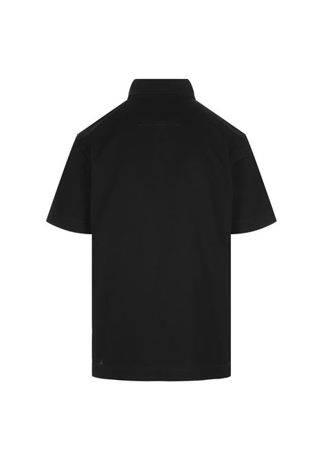 Black GIVENCHY Archetype Polo Shirt with Zip GIVENCHY | BM71D13YFP001