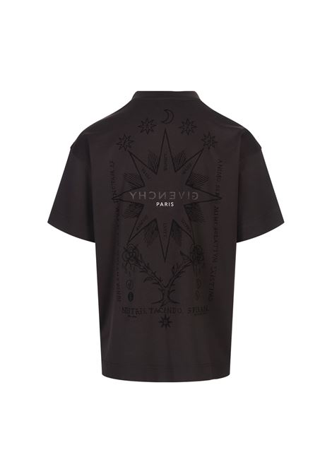 Rosewood GIVENCHY Reverse T-Shirt With Tarot Print GIVENCHY | BM71JA3YN0209