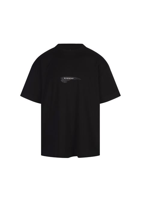 GIVENCHY T-Shirt In Cotone Nero GIVENCHY Wings - GIVENCHY