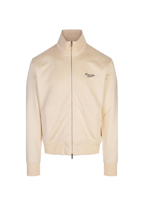 Ivory Brushed Fabric Sports Jacket With 4G Detail GIVENCHY | BMJ0MP3YMB105