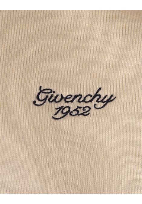 Giacca Sportiva In Tessuto Garzato Avorio Con Dettaglio 4G GIVENCHY | BMJ0MP3YMB105