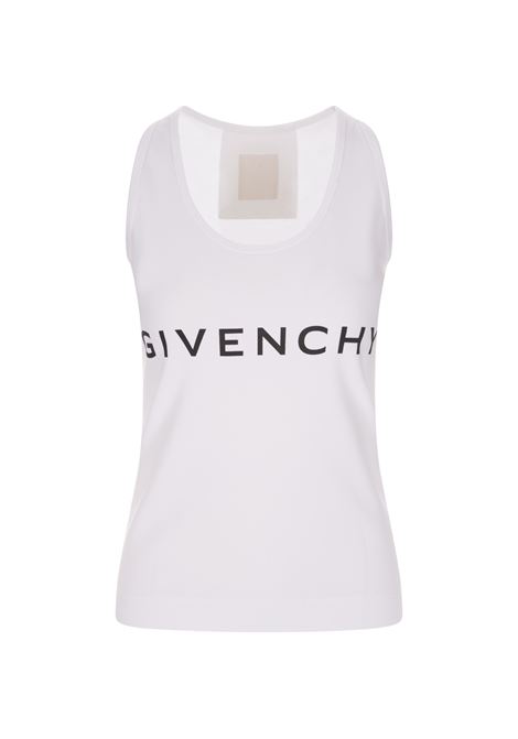 GIVENCHY Canotta Slim GIVENCHY Archetype In Cotone Bianco - GIVENCHY