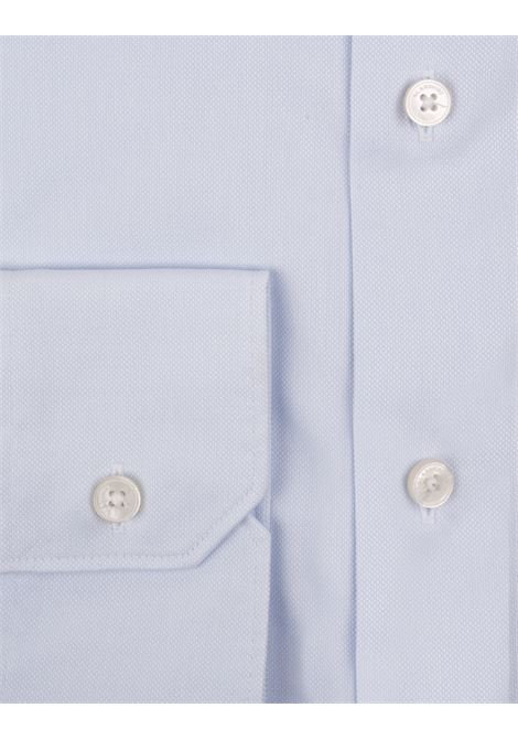 Light Blue Oxford Cotton Slim Fit Shirt GLANSHIRT | 5XSA00-G6039800