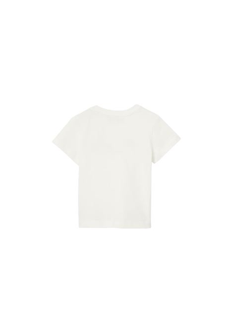 White T-Shirt With Gucci Web Print GUCCI KIDS | 548034-XJGPI9214