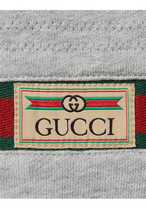 Grey Joggers With Vintage Gucci Logo GUCCI KIDS | 653667-XJDKA1049