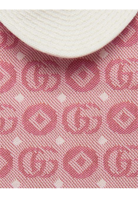 Abito Rosa Con Motivo Doppia G GUCCI KIDS | 717988-XWATR5152