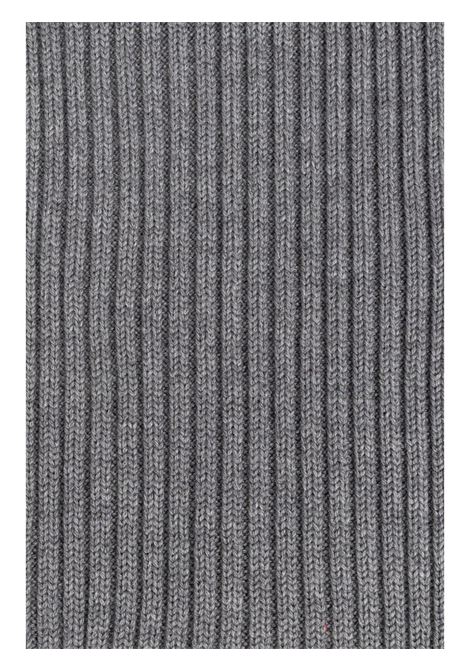 Grey Wool Scarf With Web Ribbon GUCCI KIDS | 792705-4K2061266