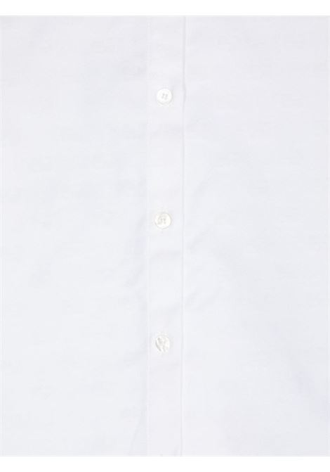 White Oxford Shirt With GG Supreme Print GUCCI KIDS | 793093-XWA2Q9011