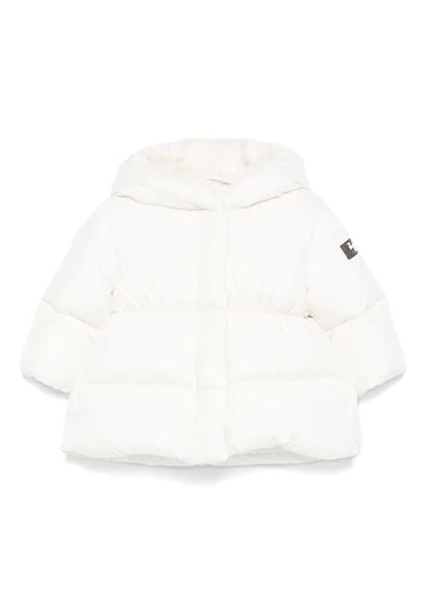 White Flared Down Jacket With Hood IL GUFO | A24GM416N0106100