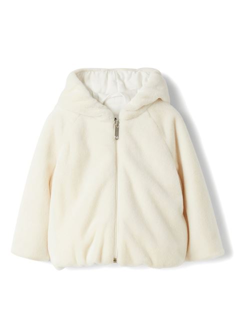 White Jacket In Eco-Fur  IL GUFO | A24GM424PE032100