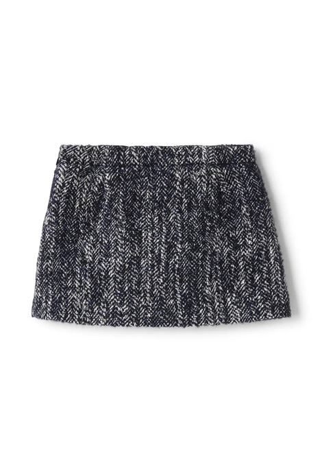 Blue Tweed Skirt IL GUFO | A24GN153W0063497