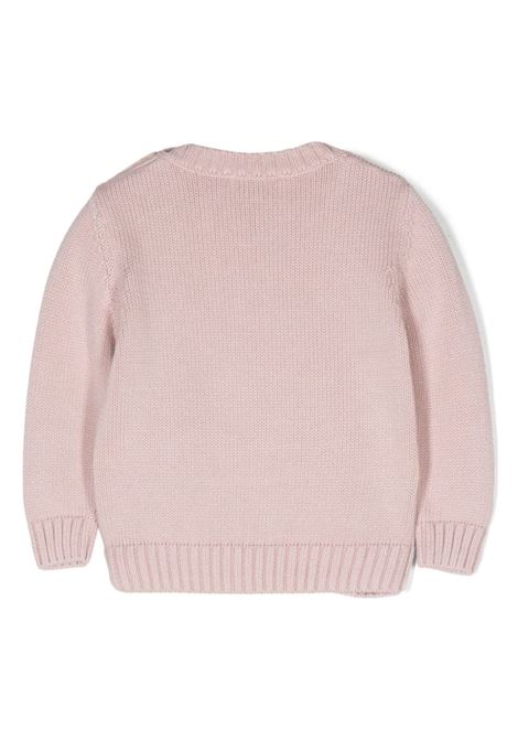 Pink Sweater With Bear IL GUFO | A24MA451EM109305