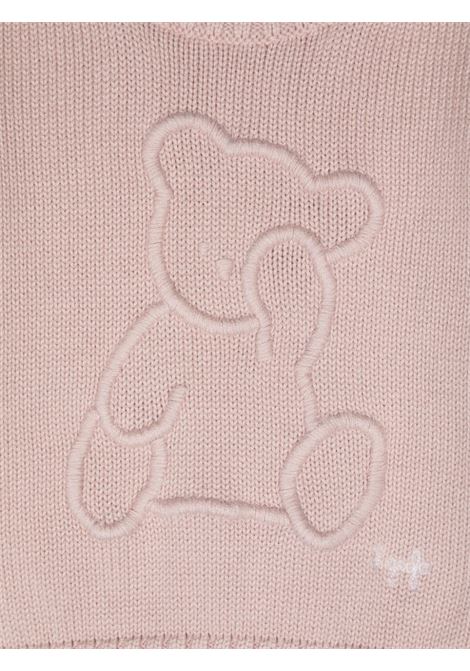 Pink Sweater With Bear IL GUFO | A24MA451EM109305