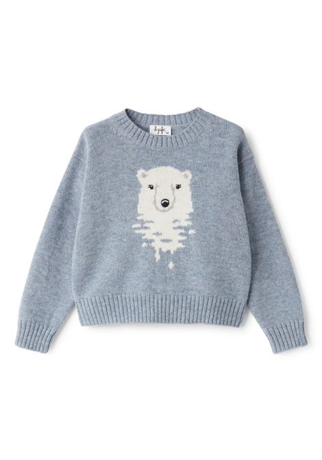 IL GUFO Maglione In Lana Con Orso Polare - IL GUFO