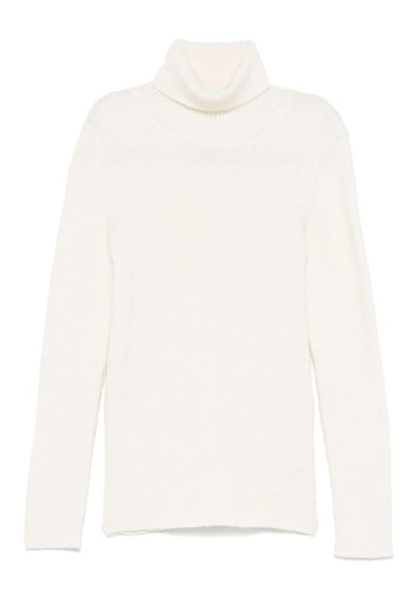 White Wool Blend Turtleneck Sweater  IL GUFO | A24MA472EM437100