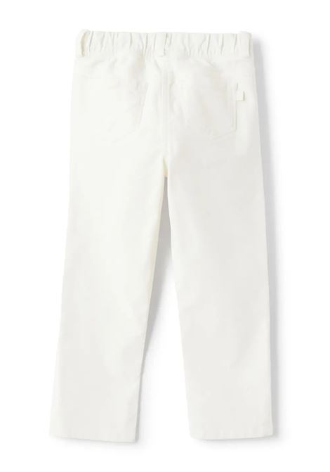 White Smooth Velvet Trousers IL GUFO | A24PL105V6006100