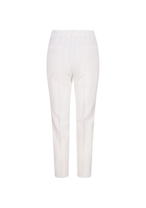 White Stretch Wool Tailored Trousers INCOTEX | 172832-D1212010