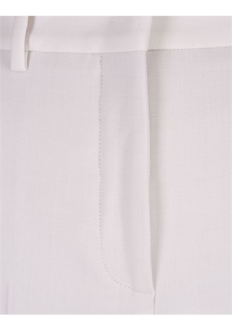 Pantaloni Sartoriali In Lana Stretch Bianca INCOTEX | 172832-D1212010