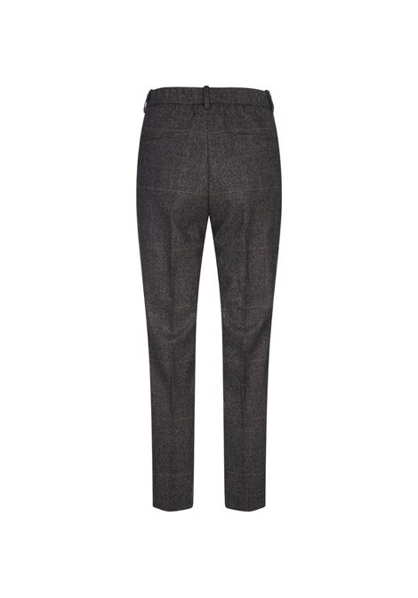 Grey Prince of Wales Stretch Wool Tailoring Trousers INCOTEX | 172832-D1253940