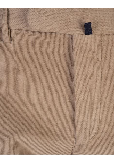 Beige Corduroy Slim Fit Trousers INCOTEX | 1W0030-40927424