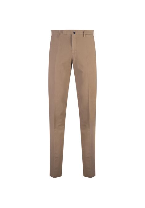 Pantaloni Slim Fit In Doeskin Certificato Beige INCOTEX | 1W0030-4539C428