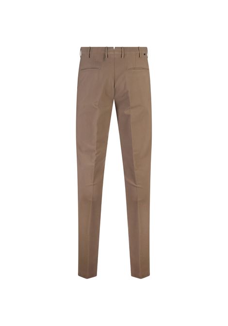 Pantaloni Slim Fit In Doeskin Certificato Beige INCOTEX | 1W0030-4539C428