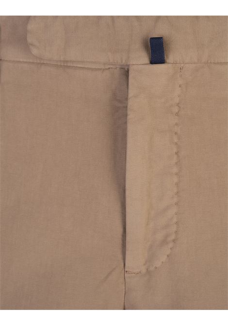 Pantaloni Slim Fit In Doeskin Certificato Beige INCOTEX | 1W0030-4539C428