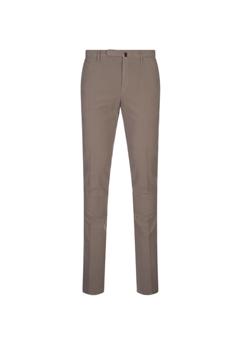 Pantaloni Slim Fit In Doeskin Certificato Taupe INCOTEX | 1W0030-4539C429