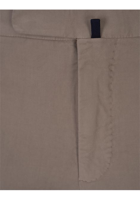 Pantaloni Slim Fit In Doeskin Certificato Taupe INCOTEX | 1W0030-4539C429