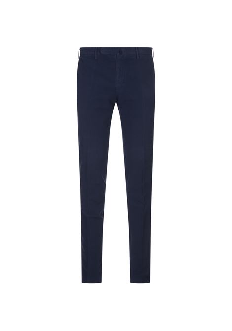 INCOTEX Pantaloni Slim Fit In Doeskin Certificato Blu - INCOTEX