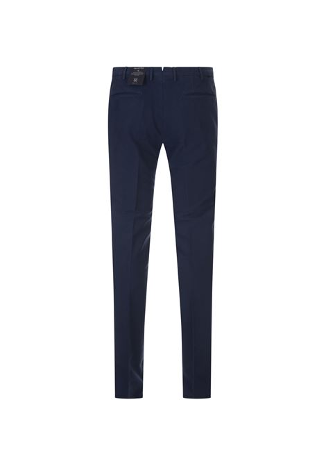 Pantaloni Slim Fit In Doeskin Certificato Blu INCOTEX | 1W0030-4539C819