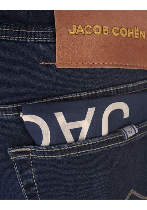 Nick Slim Fit Jeans In Mid Blue Denim JACOB COHEN | UQE07-30-P-3632858D