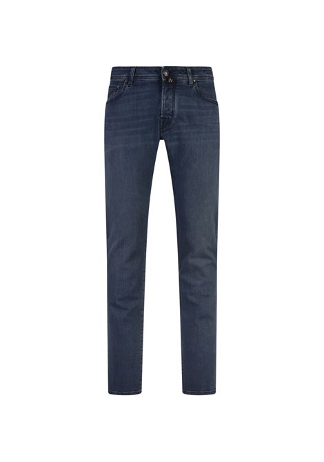 Nick Slim Fit Jeans In Dark Blue Super Stretch Denim JACOB COHEN | UQE07-30-S-3624877D