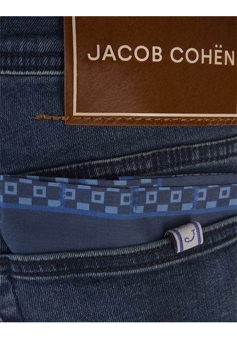 Jeans Nick Slim Fit In Denim Super Stretch Blu Scuro JACOB COHEN | UQE07-30-S-3624877D