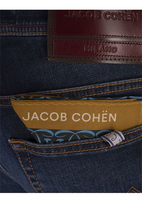 Nick Slim Fit Jeans In Dark Blue Denim JACOB COHEN | UQE07-34-P-3731834D