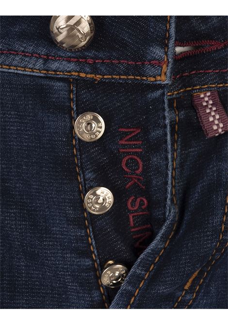 Jeans Nick Slim Fit In Denim Blu Scuro JACOB COHEN | UQE07-34-P-3731834D