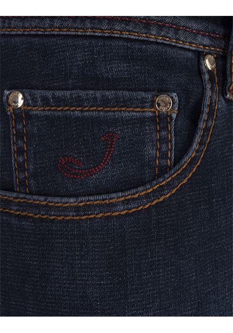 Jeans Nick Slim Fit In Denim Blu Scuro JACOB COHEN | UQE07-34-P-3731834D