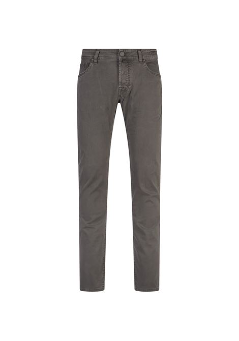 Nick Slim Fit Trousers In Grey JACOB COHEN | UQE07-36-S-3651C35